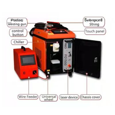 1000w 1500w 2000w 3000w Handheld Metal Laser Weller Cleaner Cutter 3 in 1