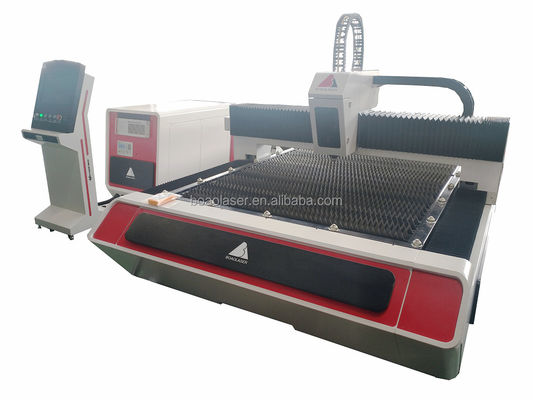 een enkele werktafel glasvezellasersnijmachines voor metaal, staal en aluminium...
